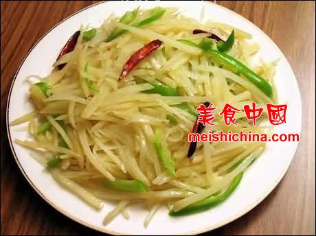美食中国图片 - 家常酸辣土豆丝(图解)