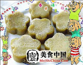 美食中国图片 - 香草绿豆糕-图解