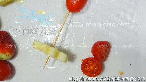 另类插花:水果花篮