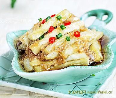 健康清爽的小凉菜-蒜泥茄子