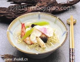 奶汤翡翠面的做法