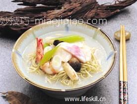 奶汤翡翠面的简单做法