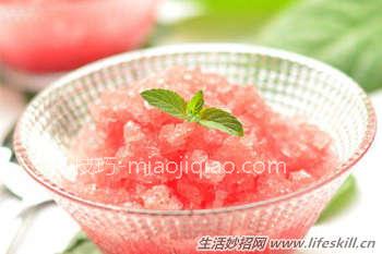 西瓜冰沙的做法