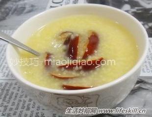 红枣小米粥的简单做法 