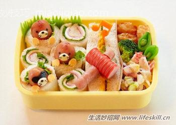 日式便当：鼹鼠三明治夹心卷的做法