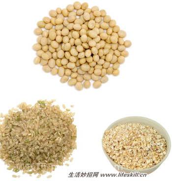 食物黄金组合:二份谷物+ 一份豆类