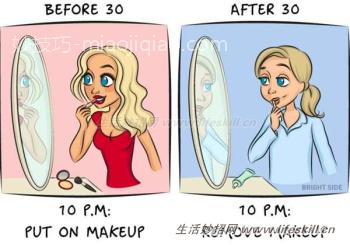 女人30岁前后的9大明显对比