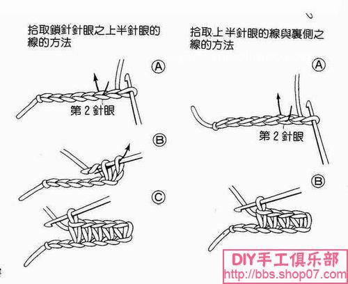 勾针基础教学(一)