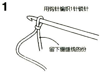 钩针起针方法 