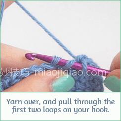 动画演示-短针隐形减针的方法