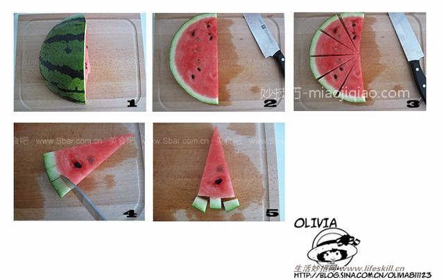 花样西瓜的切法，动手做漂亮果盘