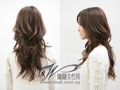 自然而优雅的数码卷发