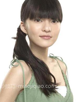 清爽夏天六款超人气马尾辫 