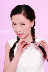 麻花辫变盘发 麻花辫变盘发