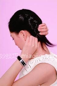 麻花辫变盘发 麻花辫变盘发