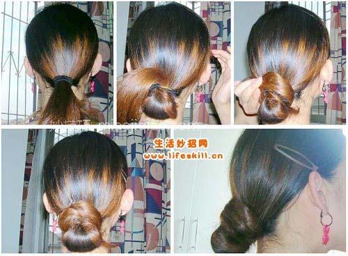 教你盘头发
