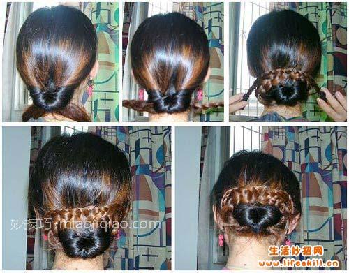 教你盘头发 